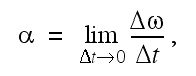 Angular Acceleration Equation Example